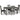 Hallanden Dining Set - Gray